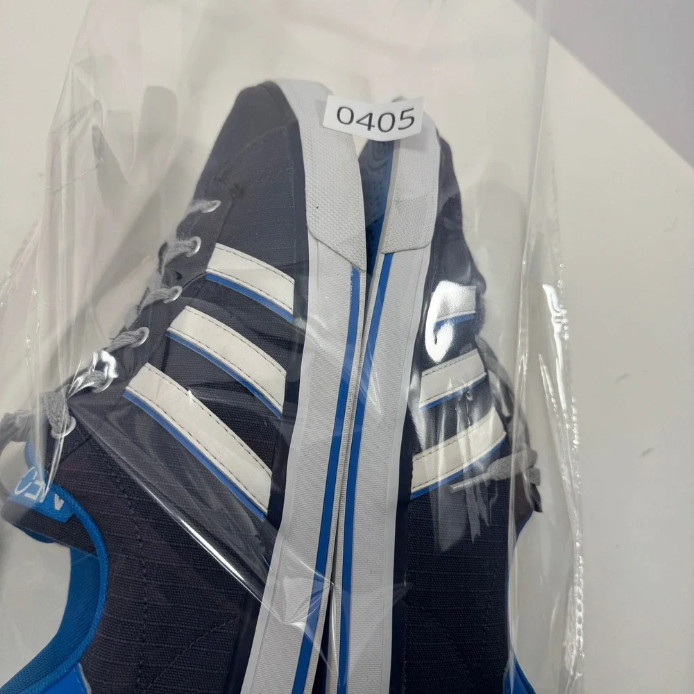 adidas Neo Men's‎ Low Top Sneakers Navy Blue Canvas Size 10
